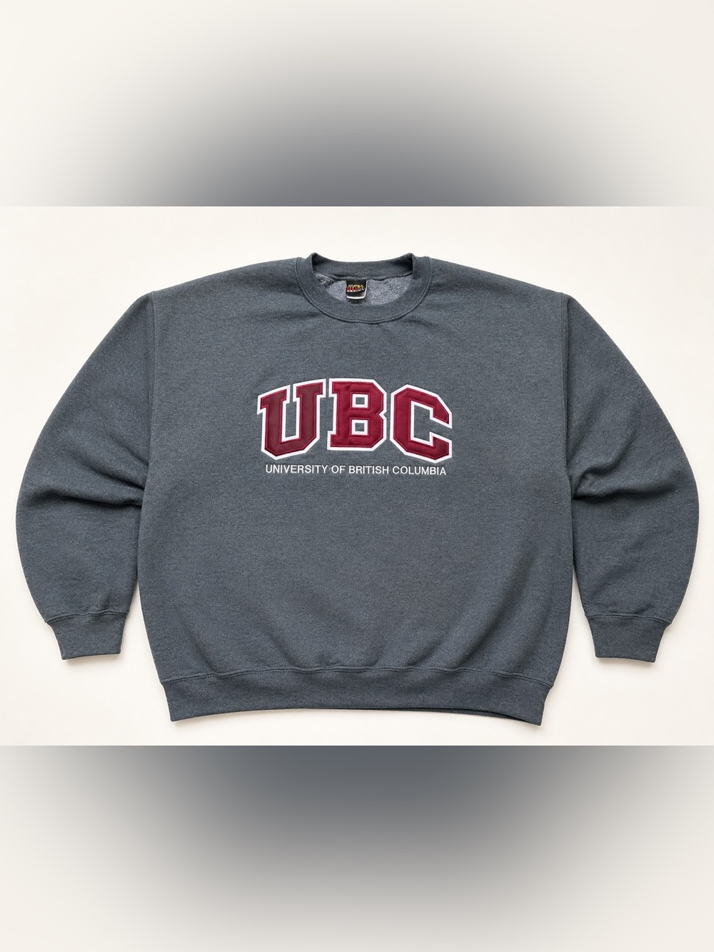 UBC University of British Columbia Crewneck Sweatshirt XXL Grey